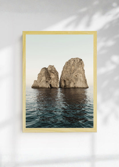 Cuadro Decorativo Playa, Rocas Mar Azul