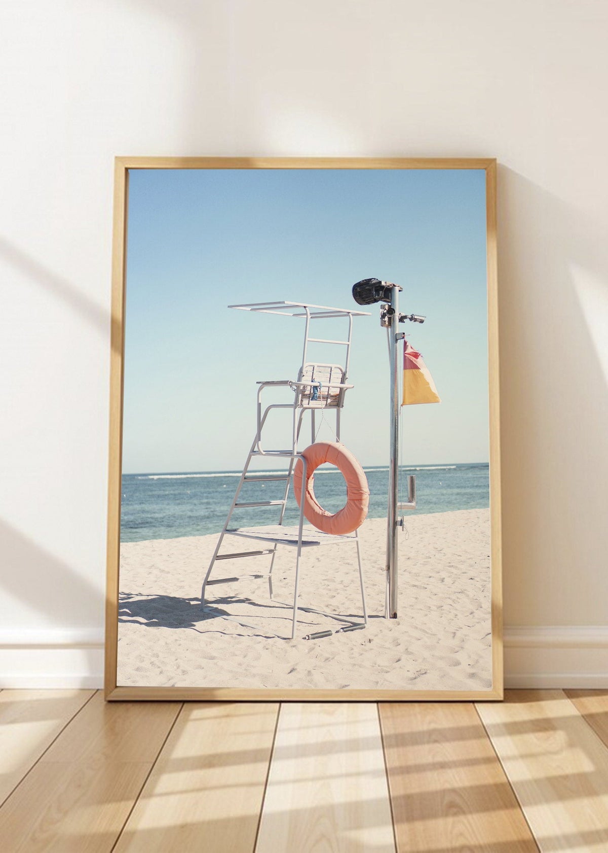 Cuadro Decorativo Playa, Silla Guardavidas Salvavidas