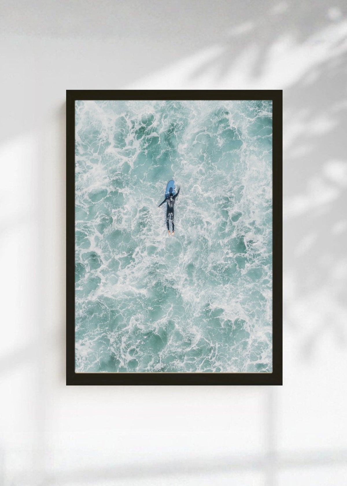Cuadro Decorativo Playa, Surfista Espuma Aérea