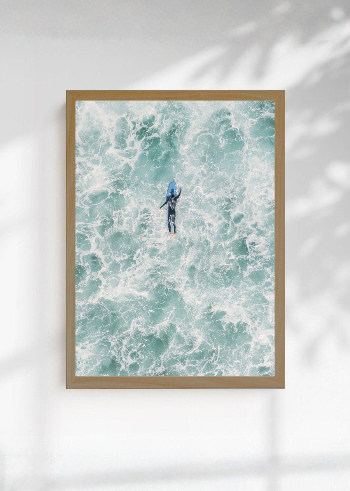 Cuadro Decorativo Playa, Surfista Espuma Aérea