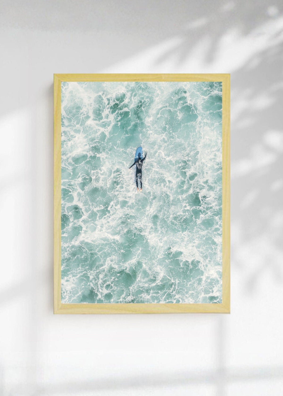 Cuadro Decorativo Playa, Surfista Espuma Aérea