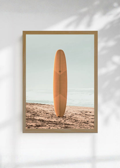 Cuadro Decorativo Playa, Tabla Madera Arena