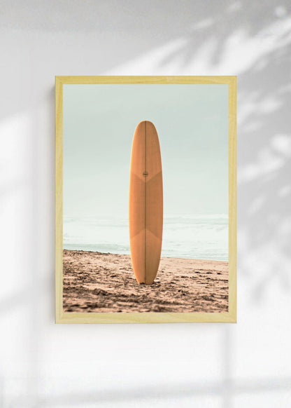 Cuadro Decorativo Playa, Tabla Madera Arena