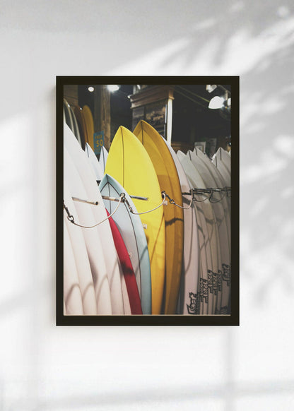 Cuadro Decorativo Playa, Tablas Coloridas Deposito