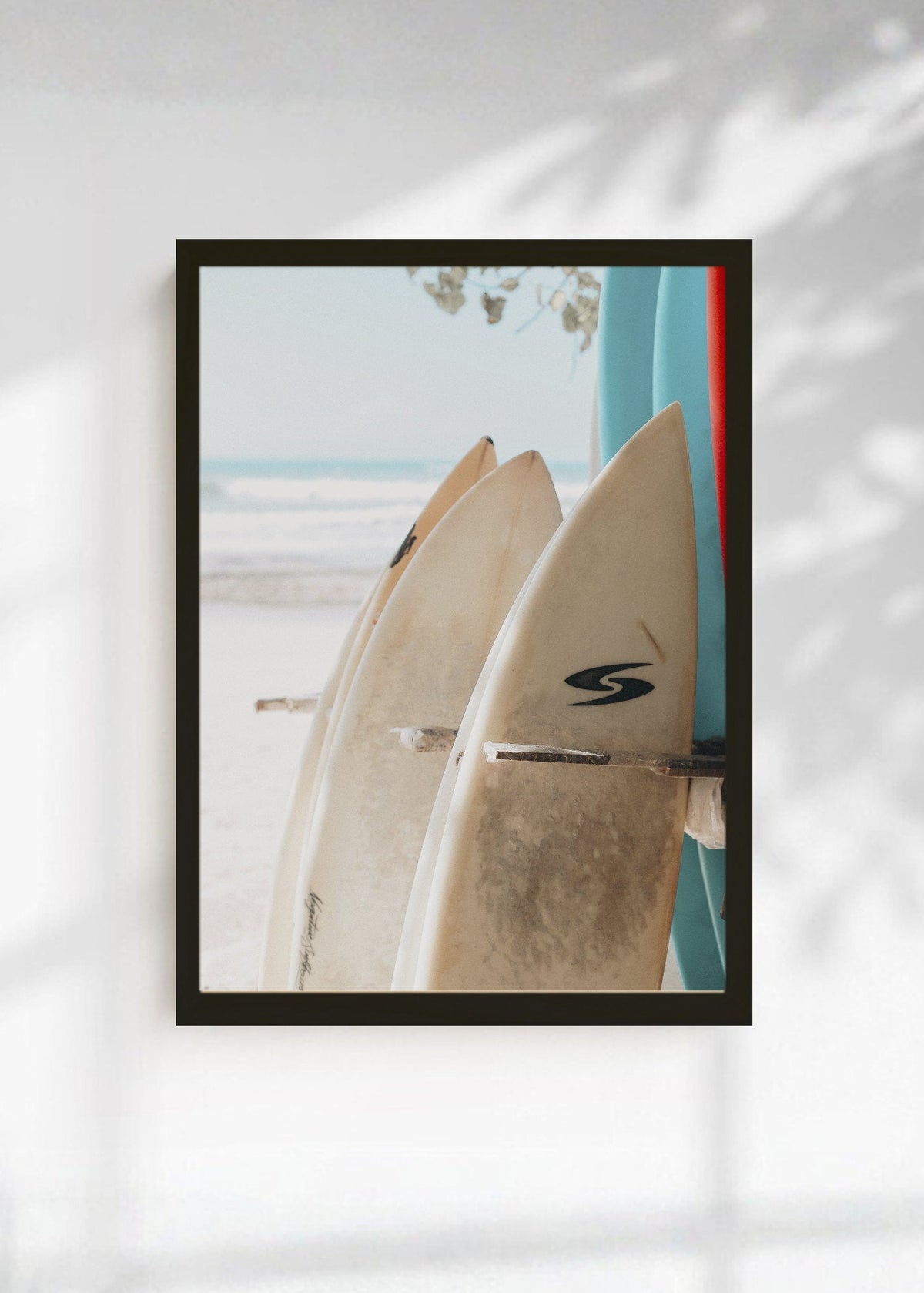Cuadro Decorativo Playa, Tablas Gaviota Arena