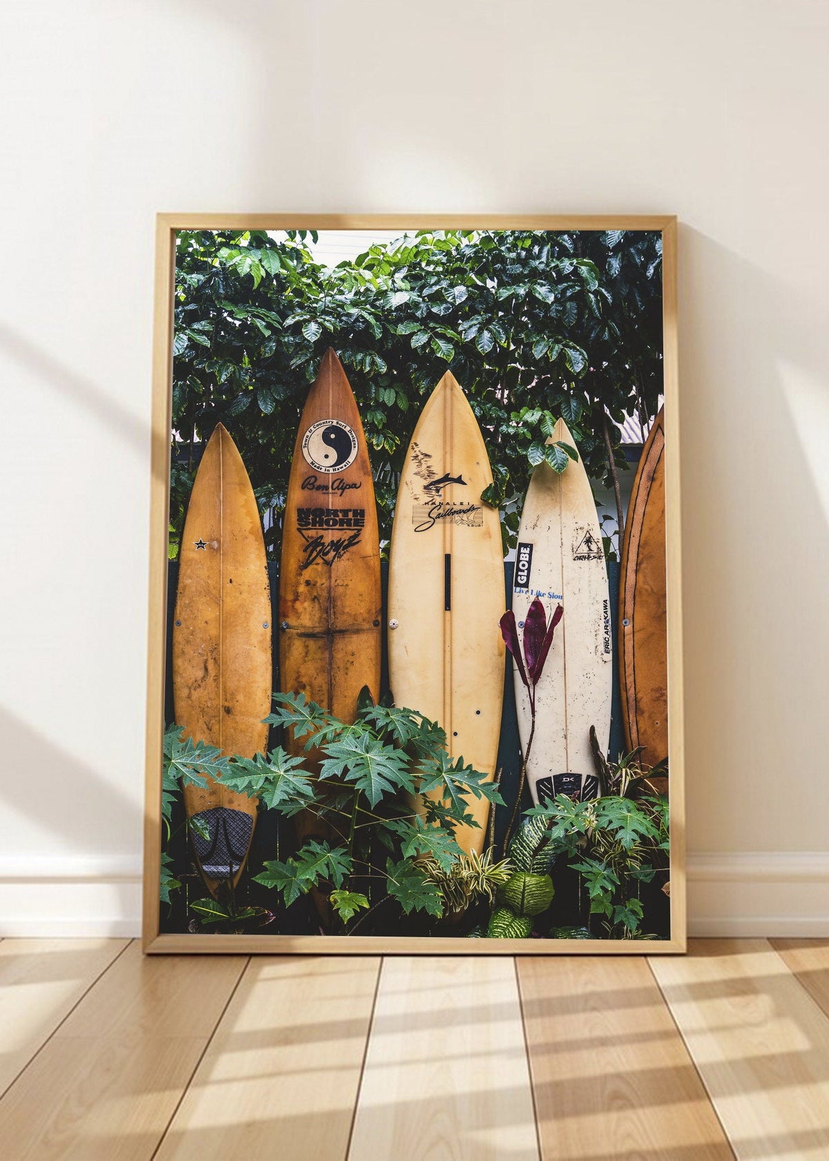 Cuadro Decorativo Playa, Tablas Pared Tropical