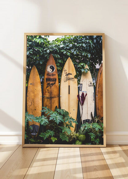 Cuadro Decorativo Playa, Tablas Pared Tropical