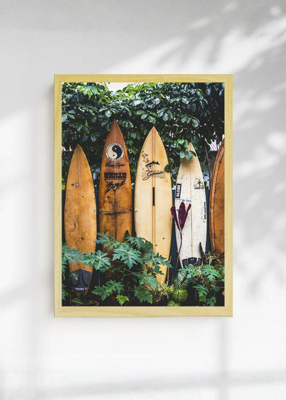 Cuadro Decorativo Playa, Tablas Pared Tropical