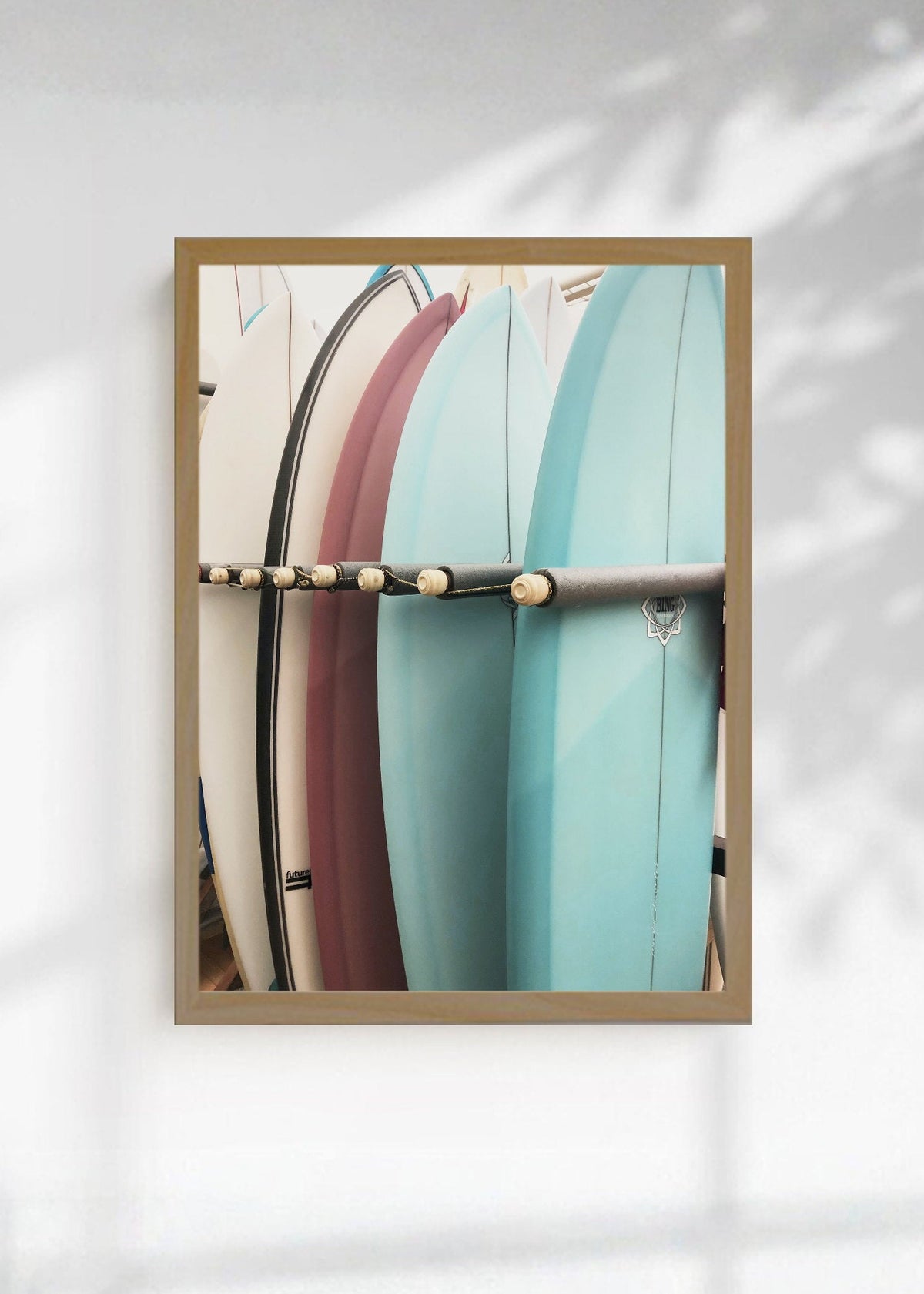 Cuadro Decorativo Playa, Tablas Pastel Estante