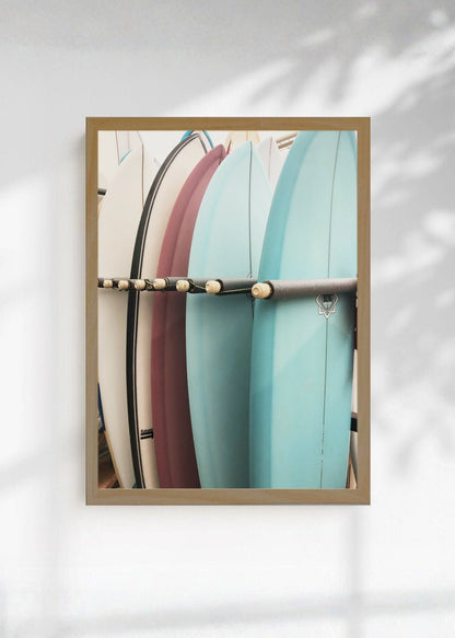 Cuadro Decorativo Playa, Tablas Pastel Estante