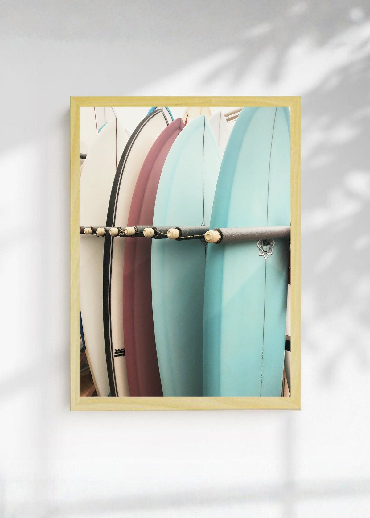 Cuadro Decorativo Playa, Tablas Pastel Estante