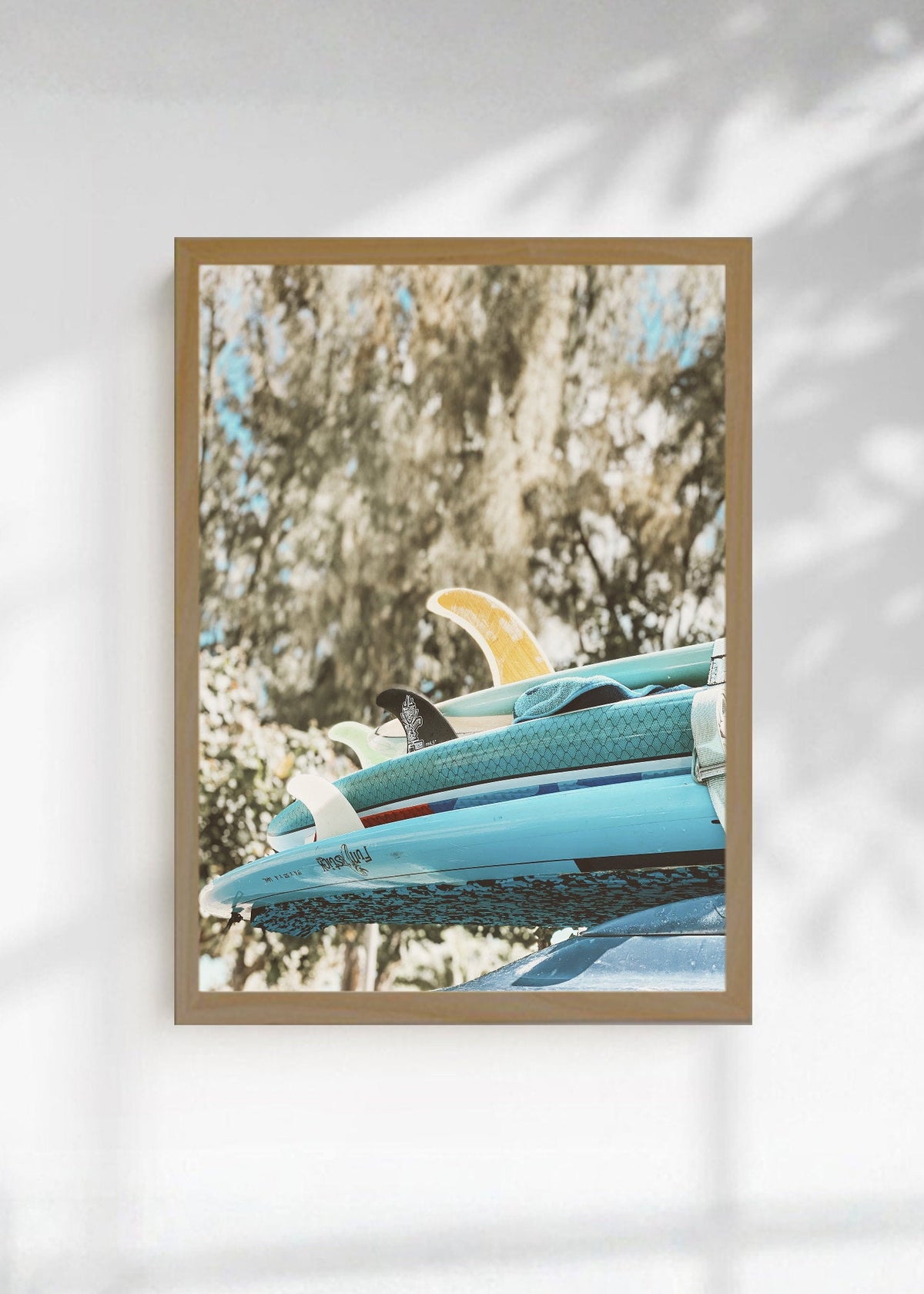 Cuadro Decorativo Playa, Tablas Techo Auto