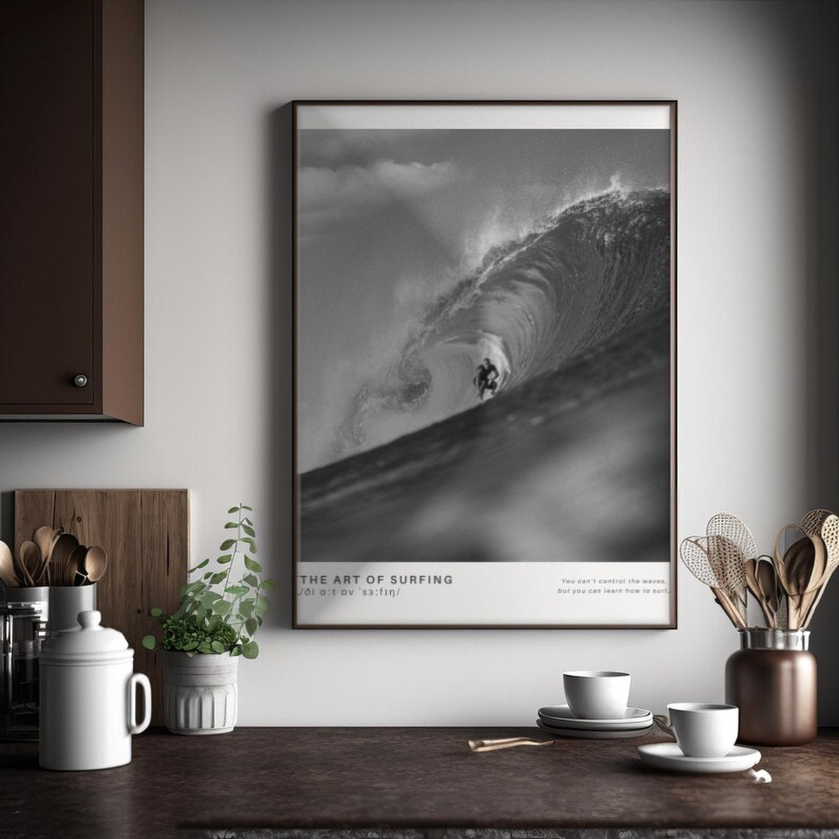 Cuadro Decorativo Surf, Playa, Tabla, Olas