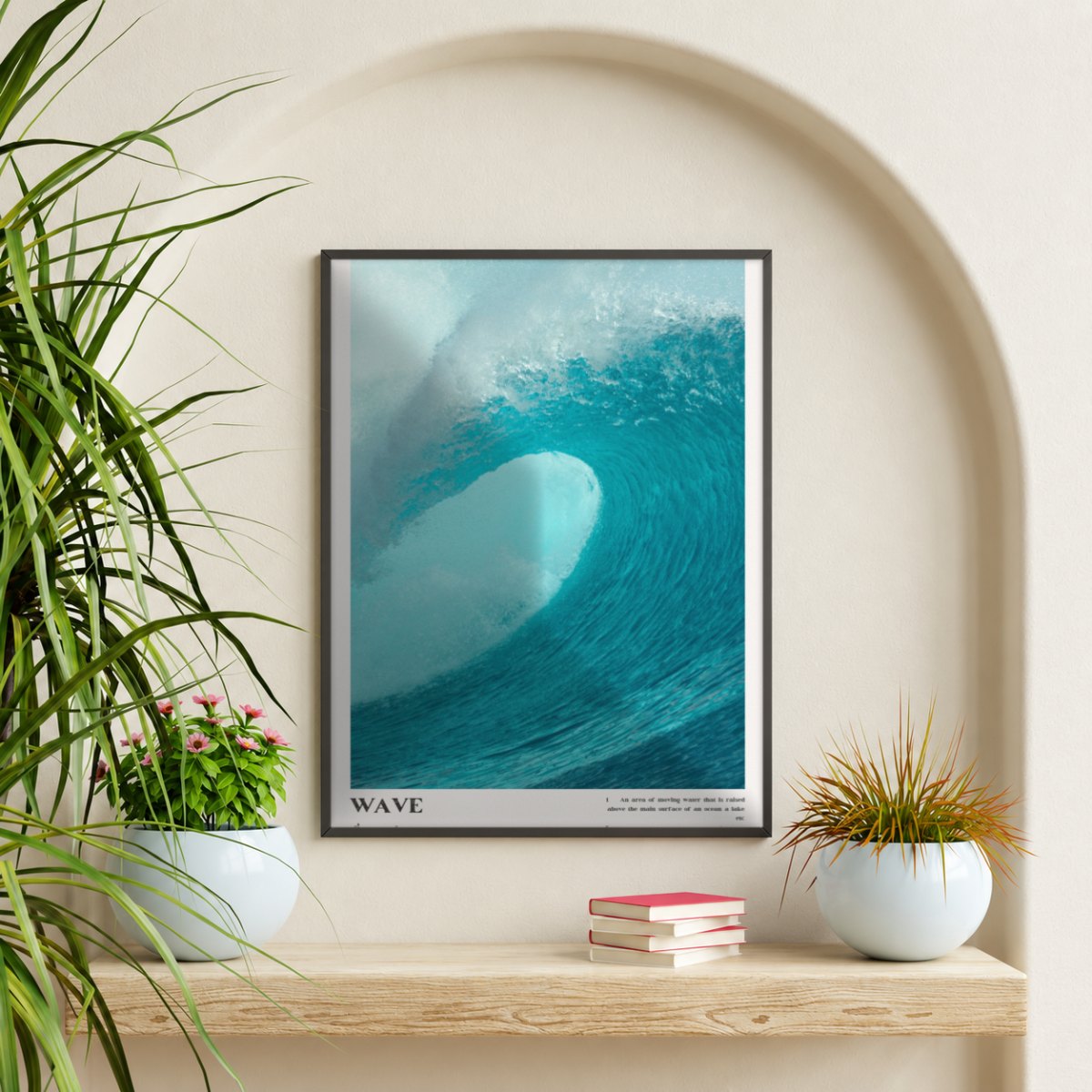 Cuadro Decorativo Surf, Playa, Tabla, Olas y Arena