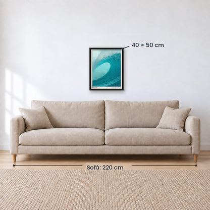Cuadro Decorativo Surf, Playa, Tabla, Olas y Arena