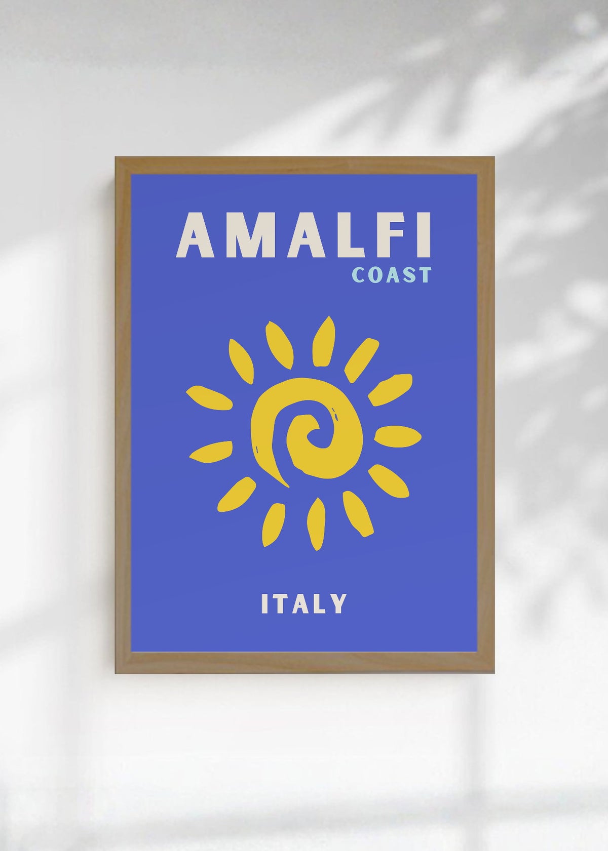 Cuadro Decorativo Travel, Amalfi, Italia, Sol Azul Marino