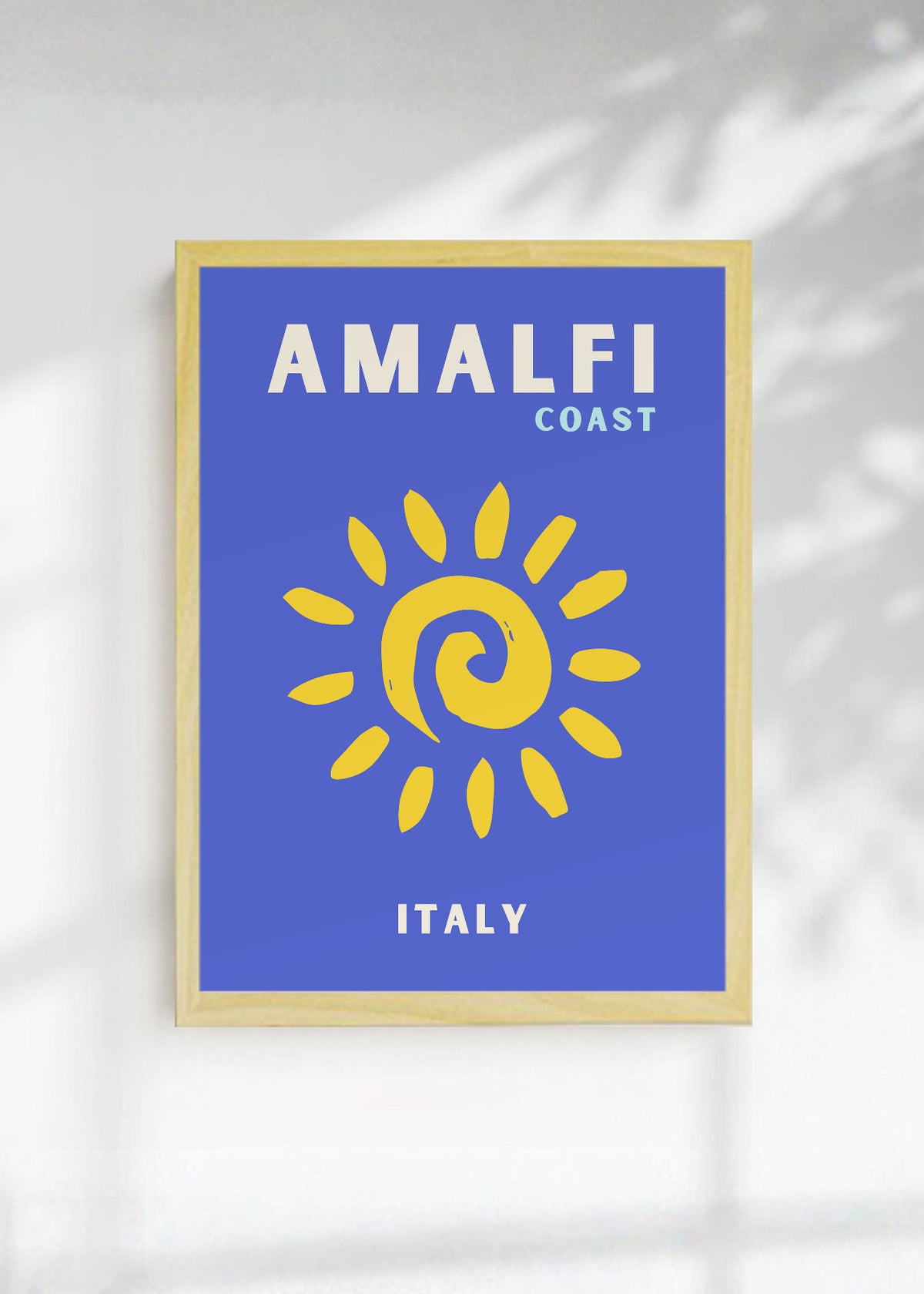 Cuadro Decorativo Travel, Amalfi, Italia, Sol Azul Marino