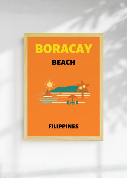 Cuadro Decorativo Travel, Boracay, Filipinas, Isla Naranja