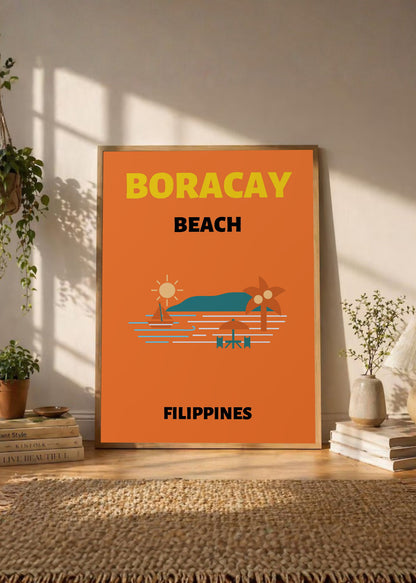 Cuadro Decorativo Travel, Boracay, Filipinas, Isla Naranja