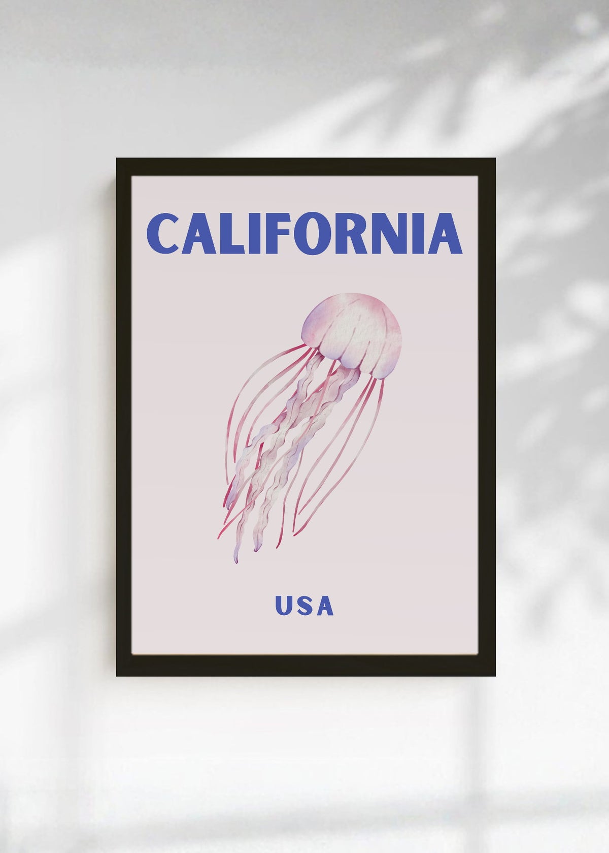 Cuadro Decorativo Travel, California USA, Medusa Rosa