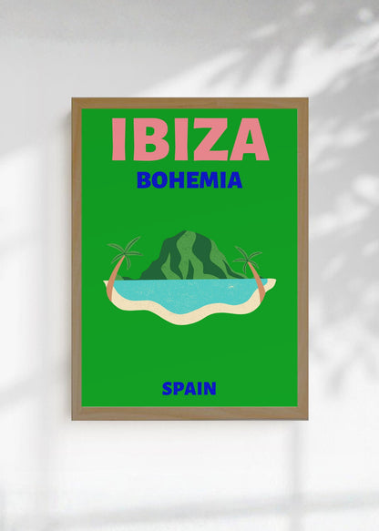 Cuadro Decorativo Travel, Ibiza, España, Isla Verde II