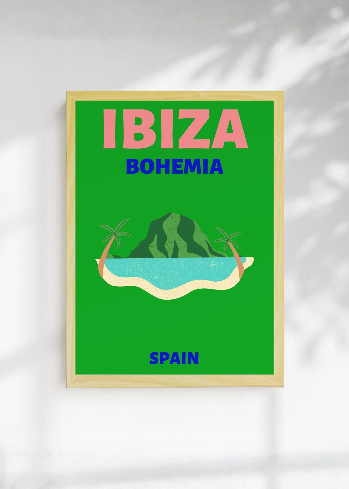 Cuadro Decorativo Travel, Ibiza, España, Isla Verde II