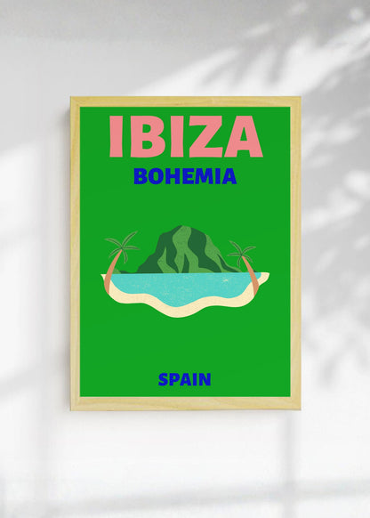 Cuadro Decorativo Travel, Ibiza, España, Isla Verde II