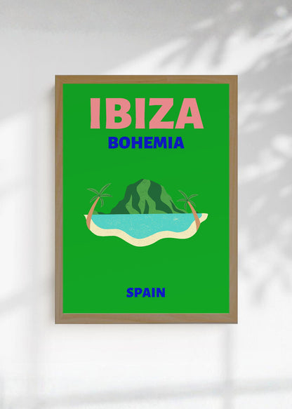 Cuadro Decorativo Travel, Ibiza, España, Isla Verde