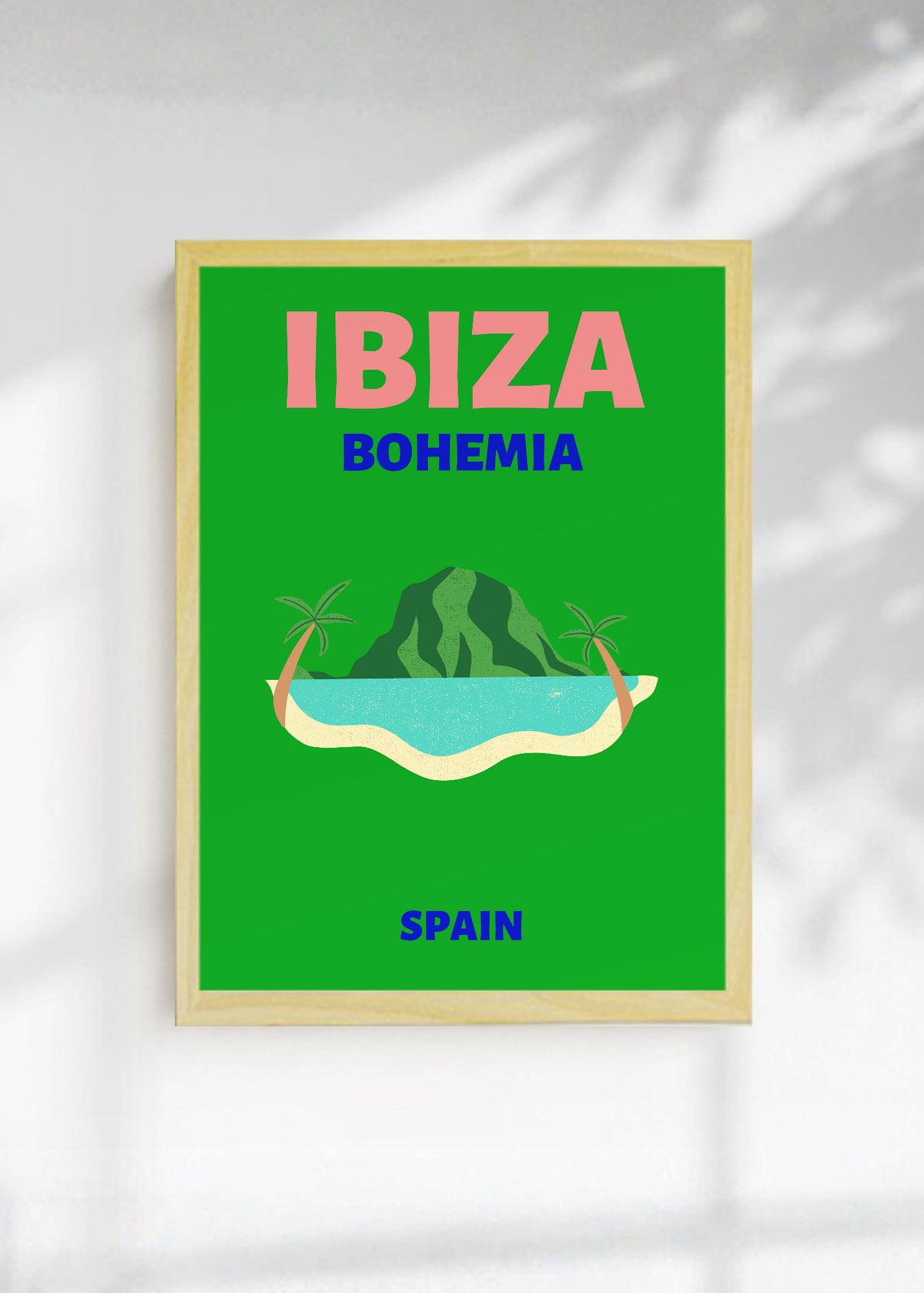 Cuadro Decorativo Travel, Ibiza, España, Isla Verde