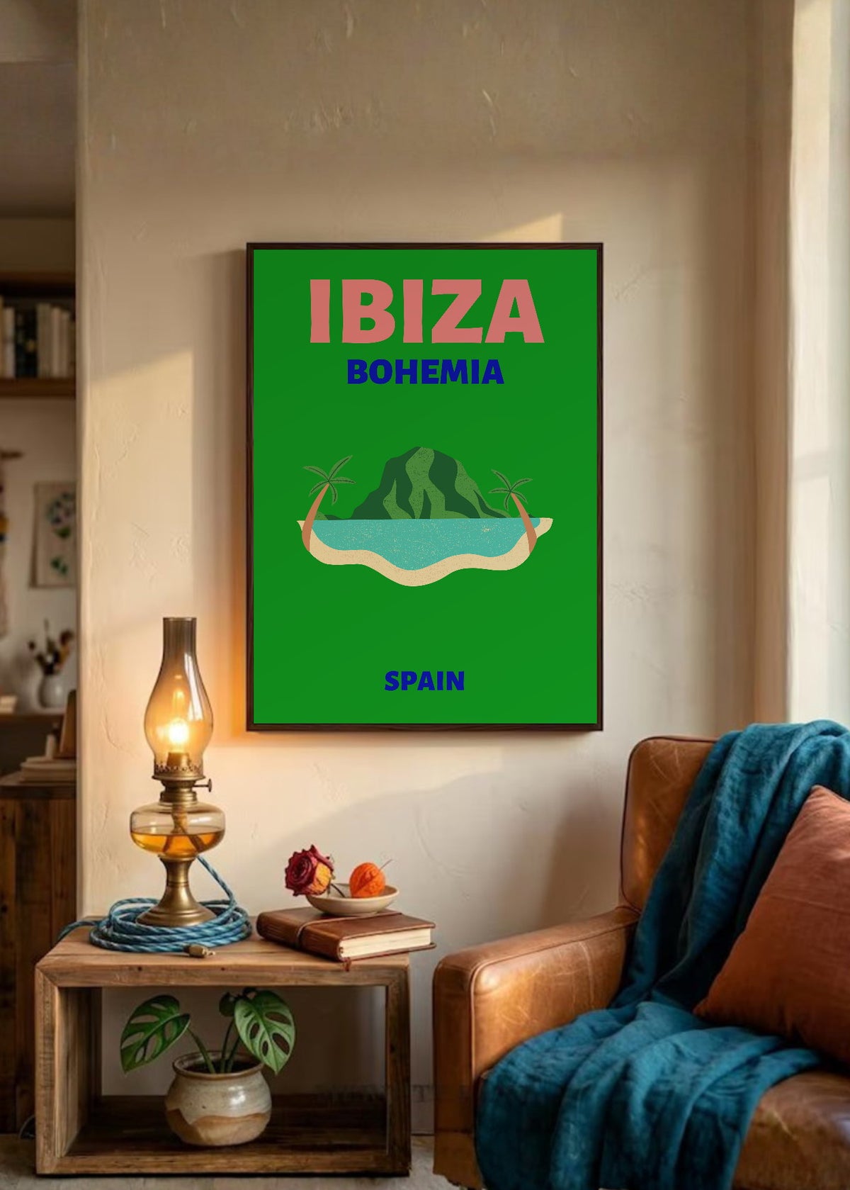 Cuadro Decorativo Travel, Ibiza, España, Isla Verde