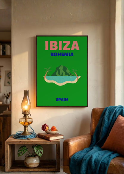 Cuadro Decorativo Travel, Ibiza, España, Isla Verde