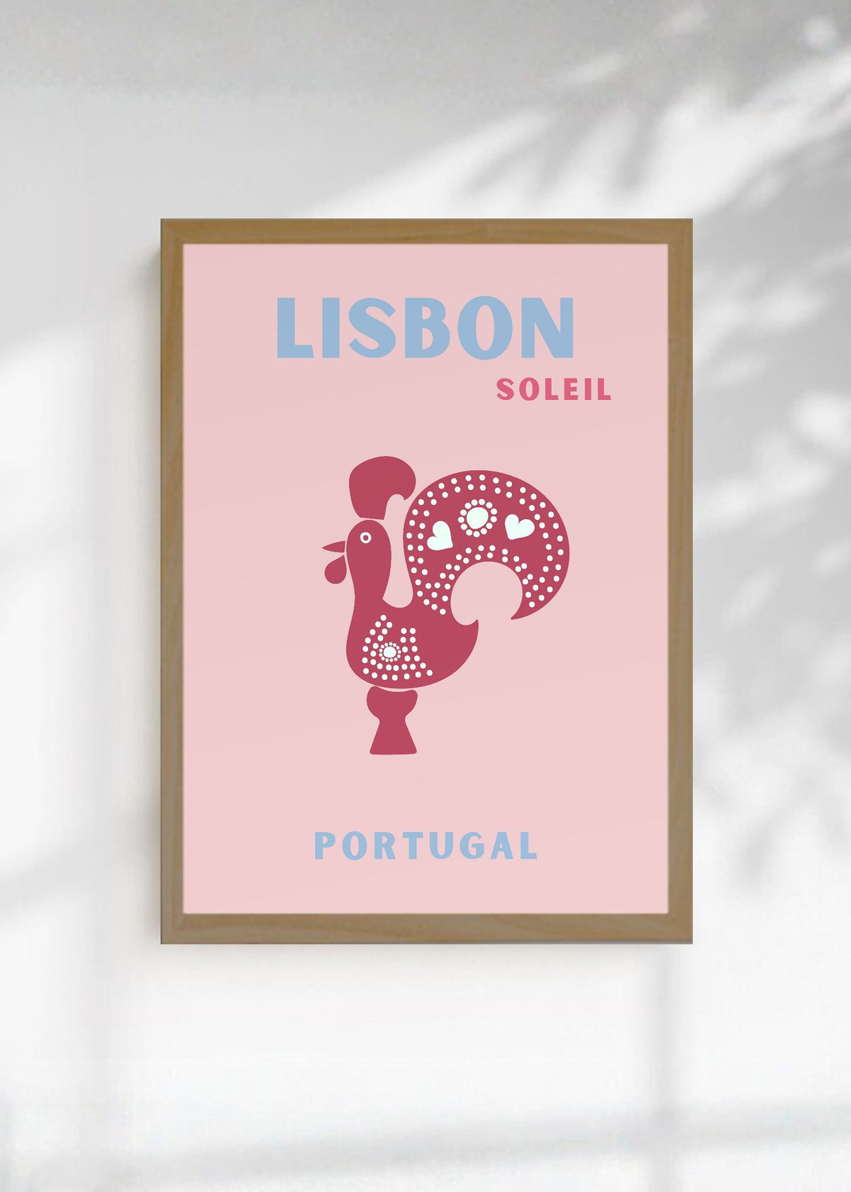 Cuadro Decorativo Travel, Lisboa, Portugal, Gallo Rosa