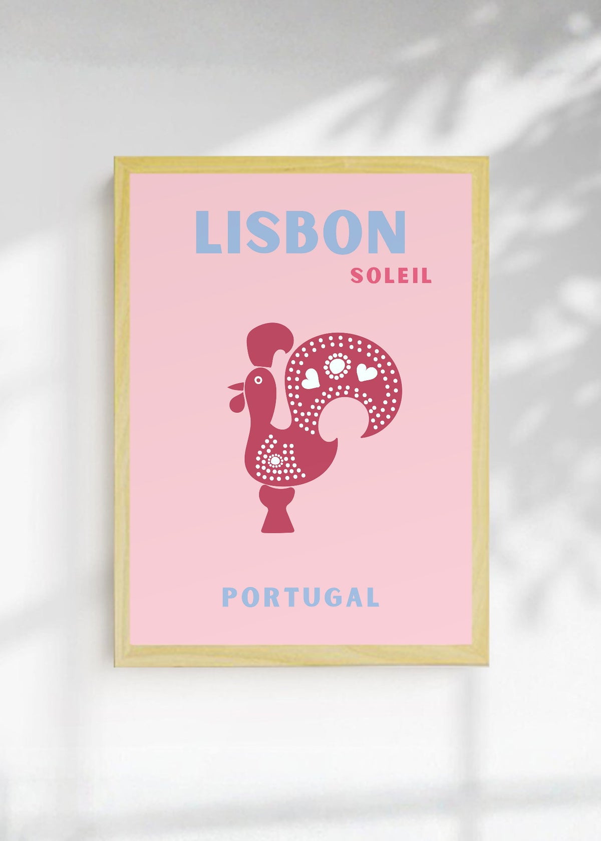 Cuadro Decorativo Travel, Lisboa, Portugal, Gallo Rosa