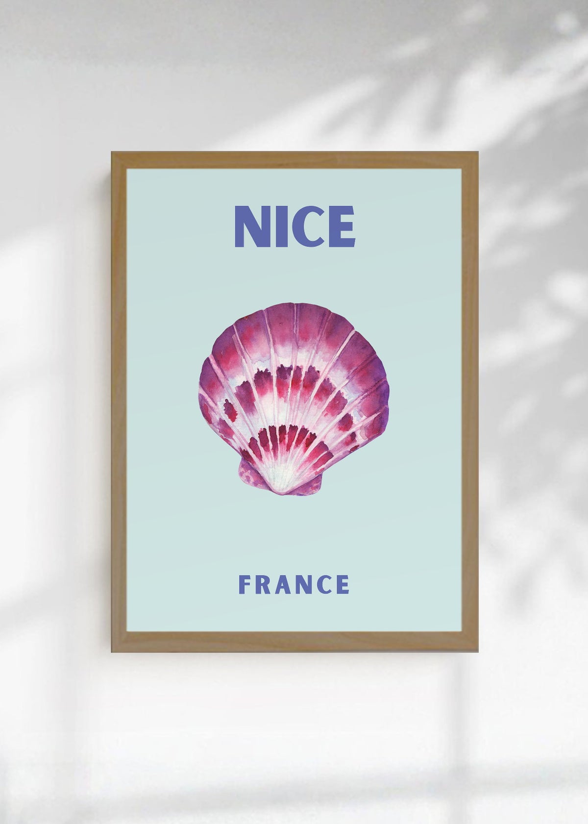 Cuadro Decorativo Travel, Niza, Francia, Caracol Celeste