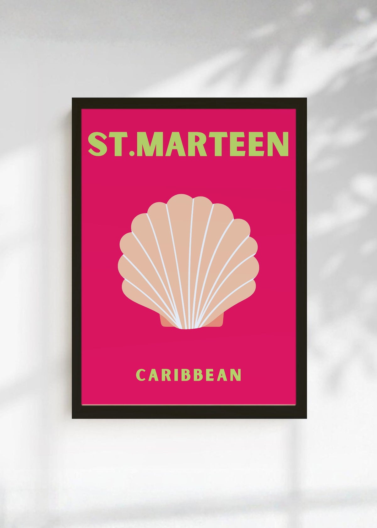 Cuadro Decorativo Travel, St. Maarten, Caribe, Caracol Rojo