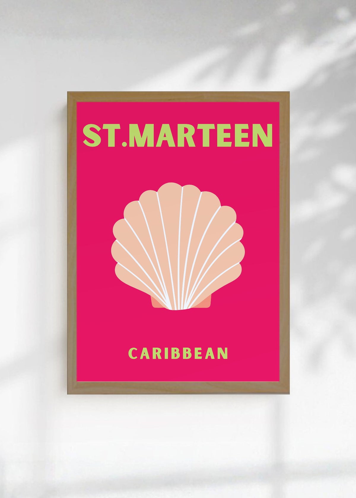 Cuadro Decorativo Travel, St. Maarten, Caribe, Caracol Rojo