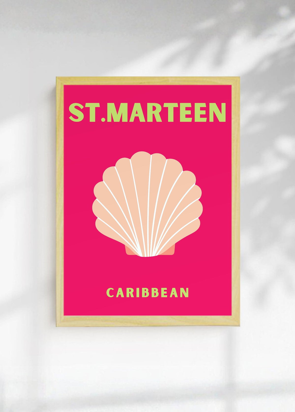 Cuadro Decorativo Travel, St. Maarten, Caribe, Caracol Rojo