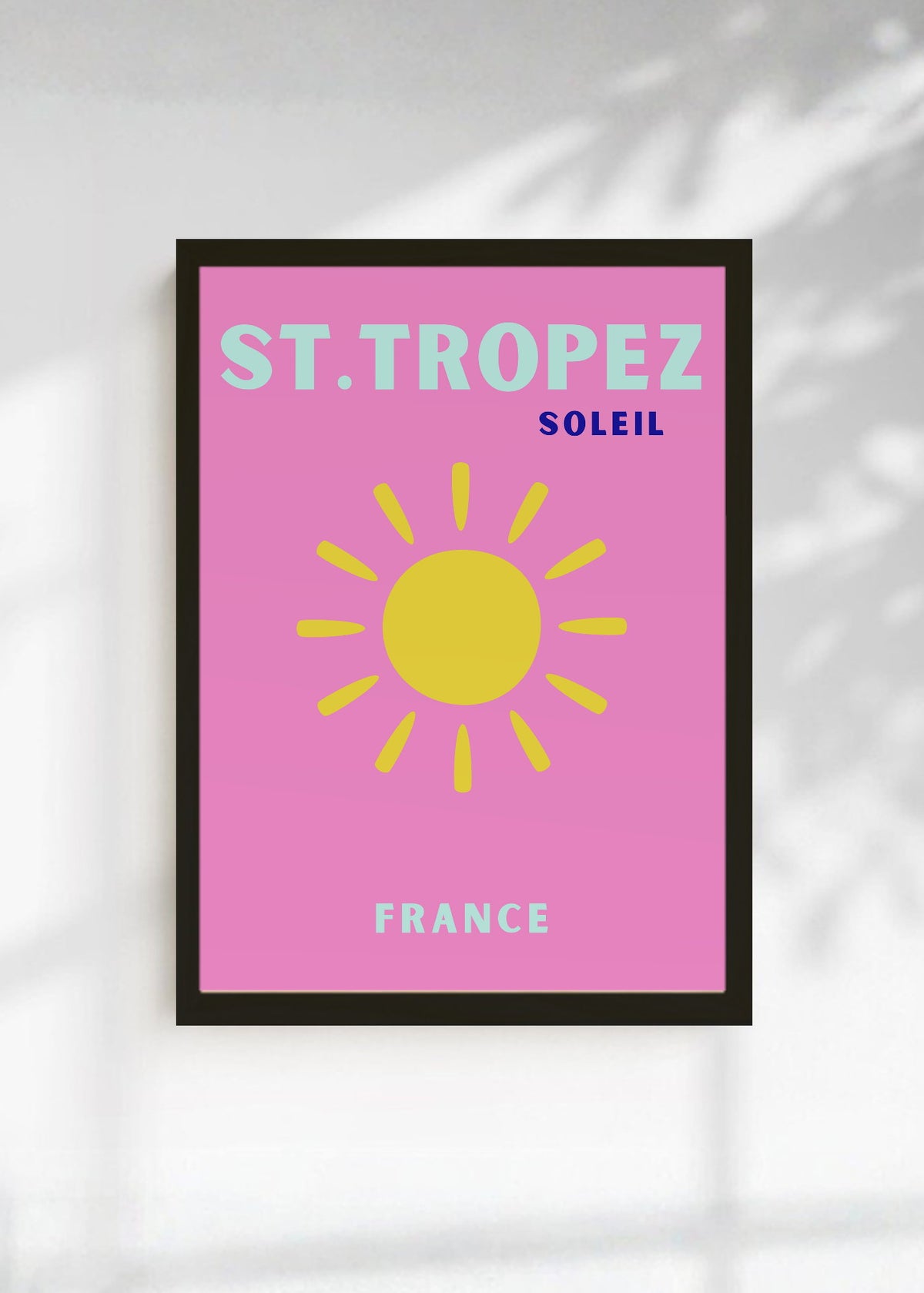 Cuadro Decorativo Travel, St. Tropez, Francia, Sol Rosa