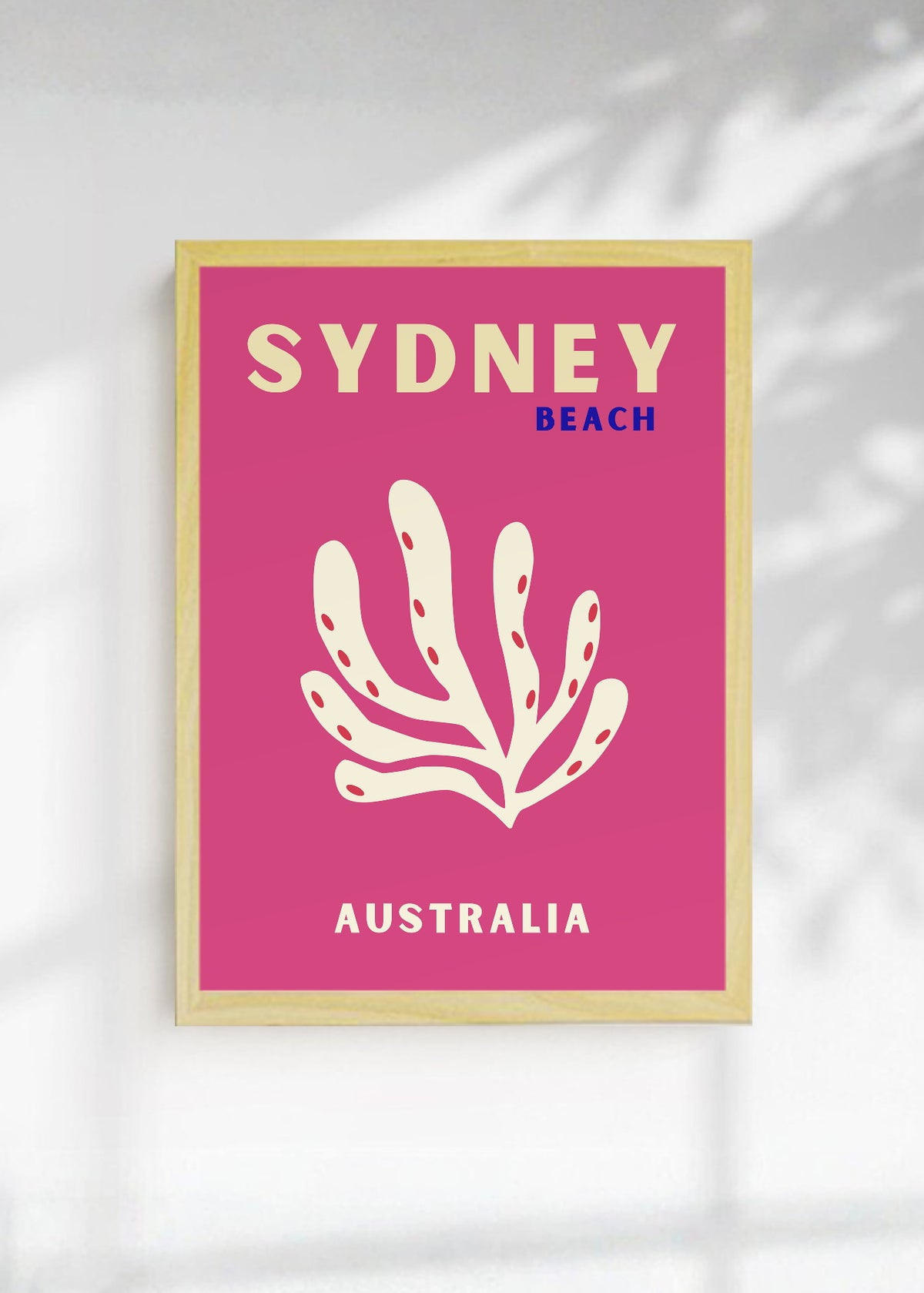 Cuadro Decorativo Travel, Sydney, Australia, Coral Magenta