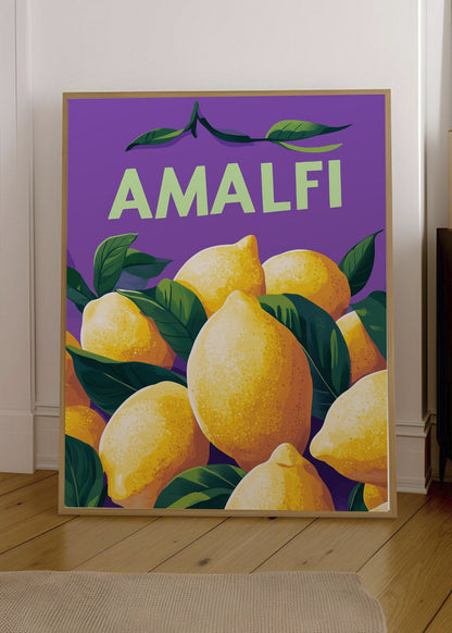 Cuadro Decorativo Trendy, Amalfi Limones Violeta