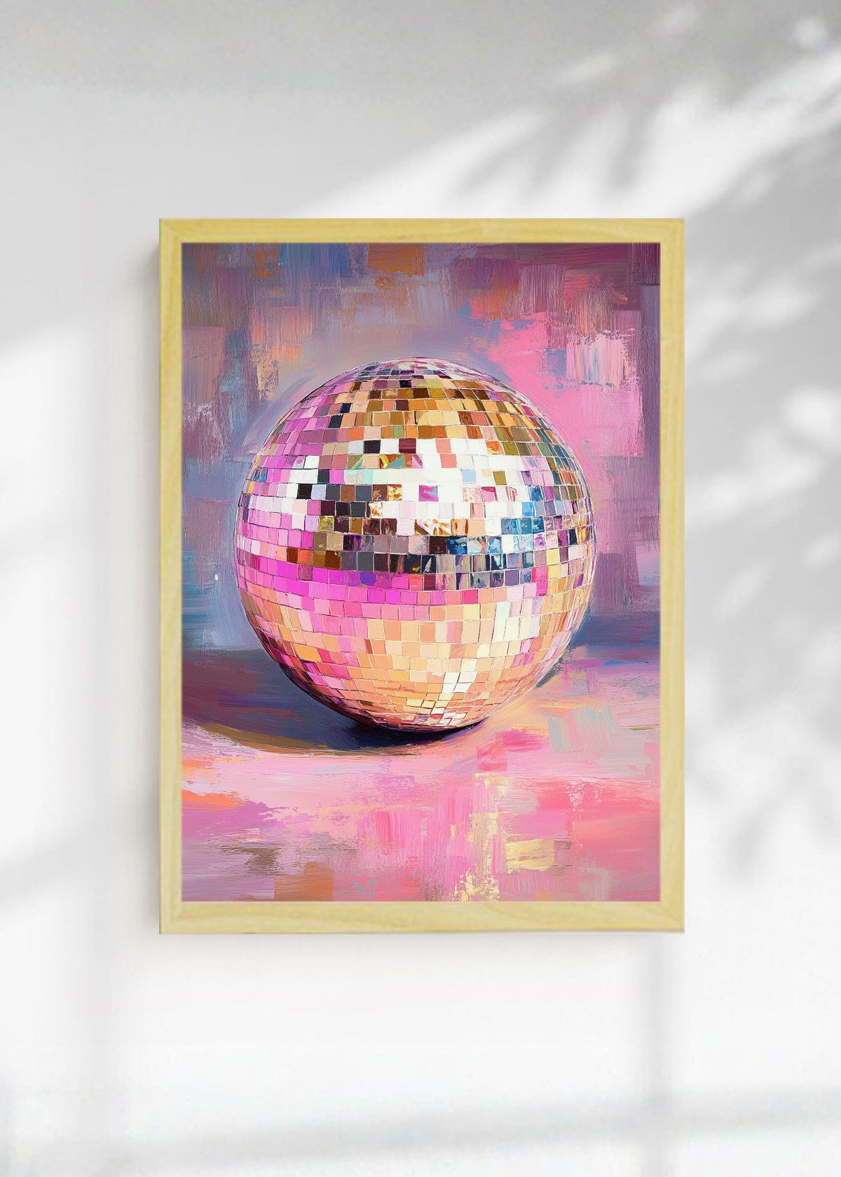 Cuadro Decorativo Trendy, Bola Disco Multicolor