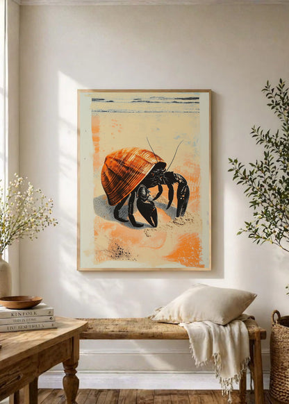 Cuadro Decorativo Trendy, Cangrejo Ermitaño Arena