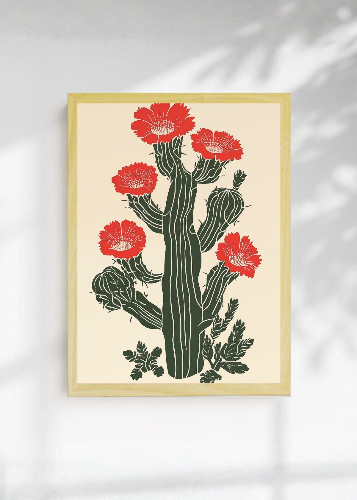 Cuadro Decorativo Trendy, Flores Amarillas Fondo Violeta