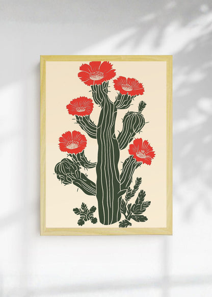 Cuadro Decorativo Trendy, Flores Amarillas Fondo Violeta