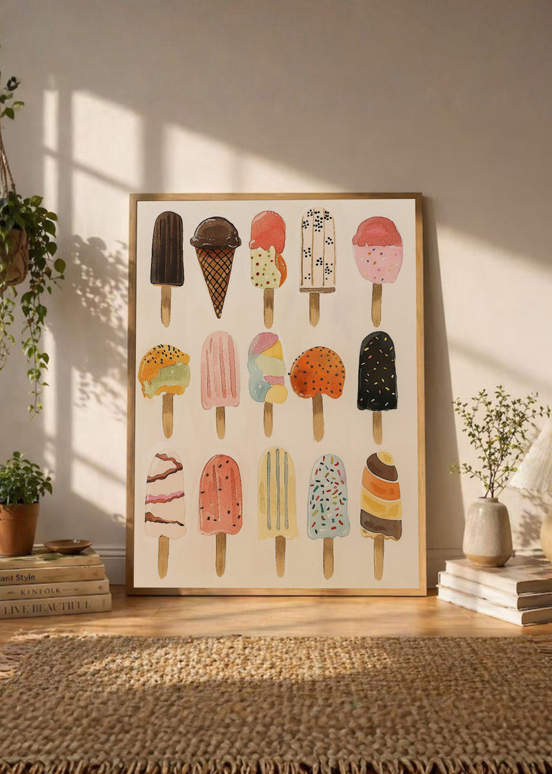 Helados Paletas Colores