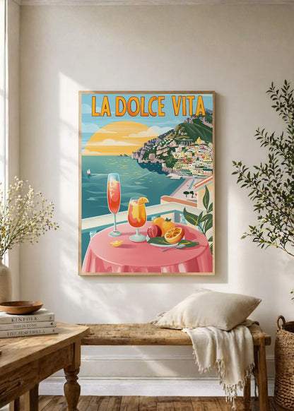 Cuadro Decorativo Trendy, La Dolce Vita Costa Amalfitana