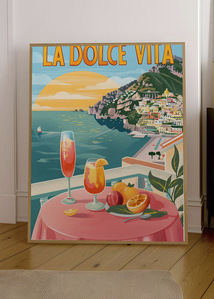 Cuadro Decorativo Trendy, La Dolce Vita Costa Amalfitana