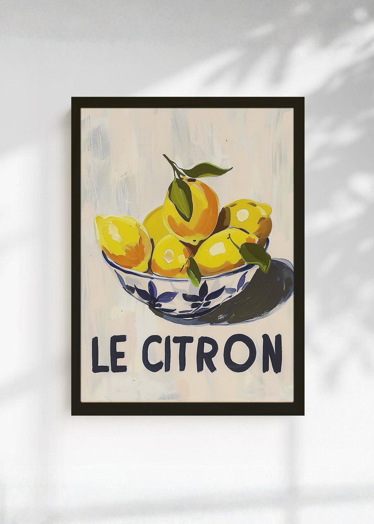 Cuadro Decorativo Trendy, Le Citron Limones Crema