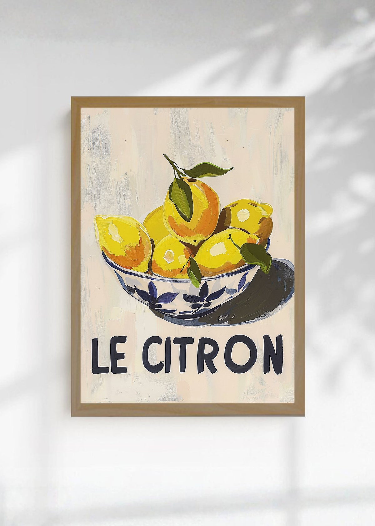 Cuadro Decorativo Trendy, Le Citron Limones Crema