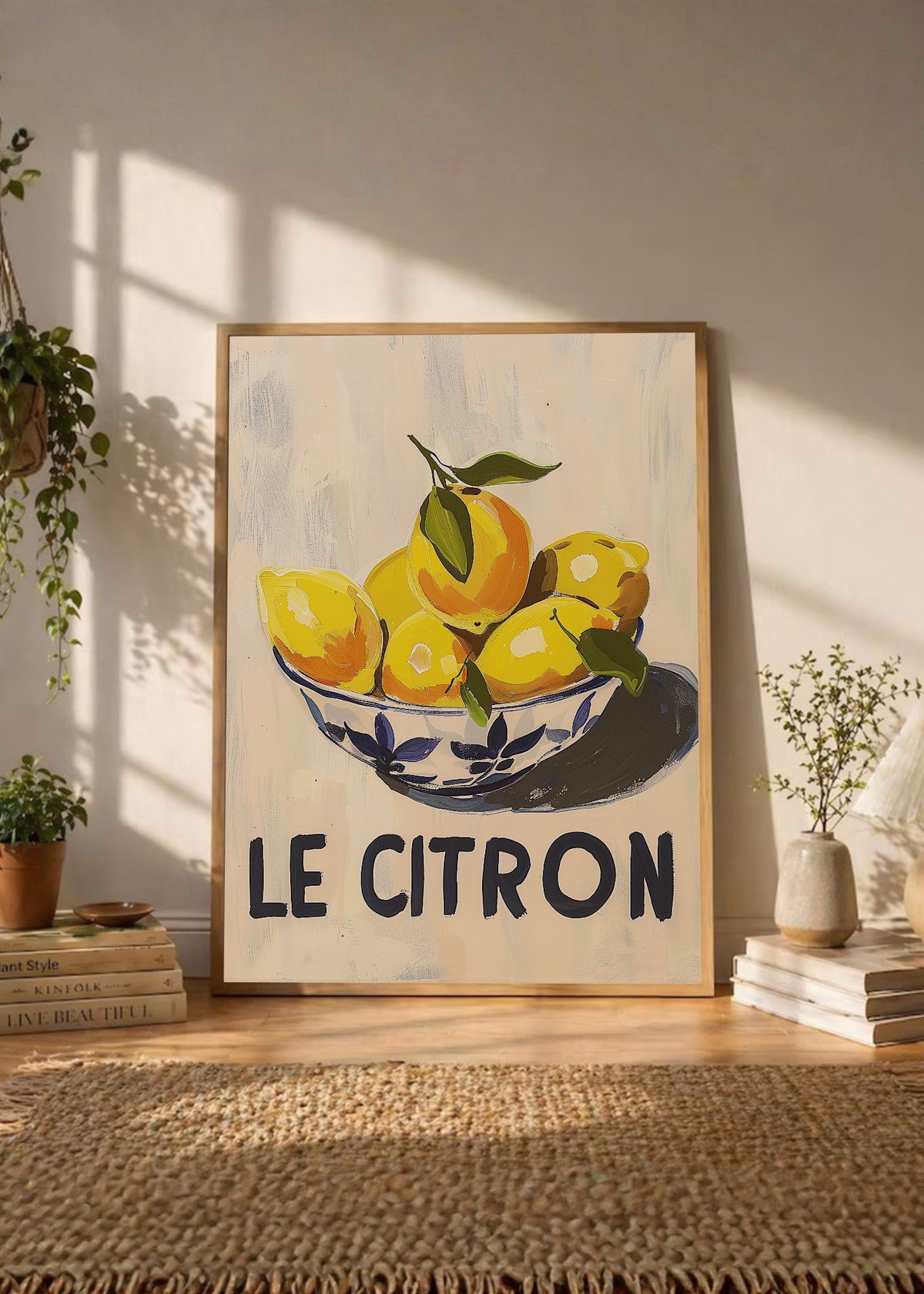 Cuadro Decorativo Trendy, Le Citron Limones Crema
